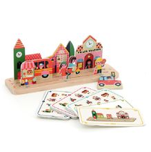 Juego de lógica de madera - La Ciudad V7627 Vilac 1