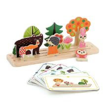 Juego de lógica de madera - El Bosque V7634 Vilac 1