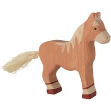 Caballo de pie, marrón claro HZ-80033 Holztiger 1