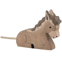 Figura de burro, acostado HZ-80048 Holztiger 1