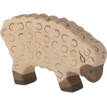 Figura de oveja, comiendo HZ-80072 Holztiger 1