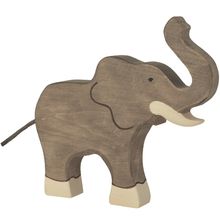 Figura de elefante, trompa alta HZ-80148 Holztiger 1