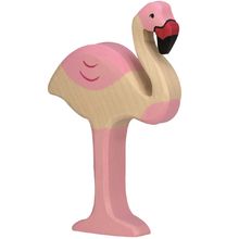 Figura Flamenco Rosa HZ-80180 Holztiger 1