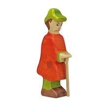 Figura Belén de Navidad - Pastor con bastón HZ80290 Holztiger 1