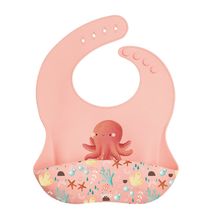 Babero de silicona Slurpy el pulpo SJ-SI0979 Sassi Junior 1