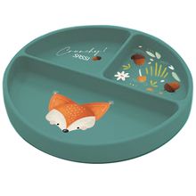 Plato de silicona Crunchy el zorro SJ-SI1662 Sassi Junior 1