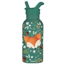 Botella de acero inoxidable 350 ml Crunchy el zorro SJ-SB1761 Sassi Junior 1