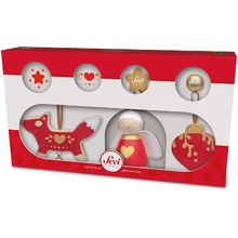 Decoraciones Navidad rojos (3 piezas) SE83098 Sevi 1