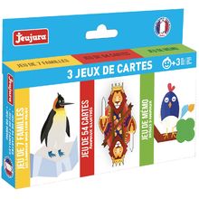 Set de 3 juegos de cartas JJ8452 Jeujura 1