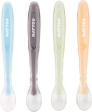 Juego de 4 cucharas de silicona para bebés NA877770 Nattou 1