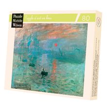 Impresión, sol naciente de Monet A1100-80 Puzzle Michèle Wilson 1