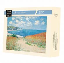 El camino de Monet en el trigo A490-500 Puzzle Michèle Wilson 1