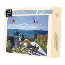 Terraza de la Sainte Adresse de Monet A493-650 Puzzle Michèle Wilson 1