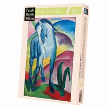 El caballo azul de Franz Marc A60-80 Puzzle Michèle Wilson 1