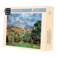 La Montaña Santa Victoria de Cézanne A882-650 Puzzle Michèle Wilson 1