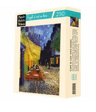 El café de Van Gogh por la noche C36-250 Puzzle Michèle Wilson 1