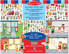 200 pegatinas reutilizables - Mi ciudad MD-19114 Melissa & Doug 1