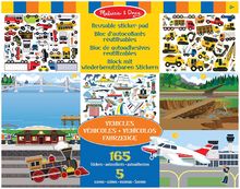 165 pegatinas reutilizables - Vehículos MD-14199 Melissa & Doug 1
