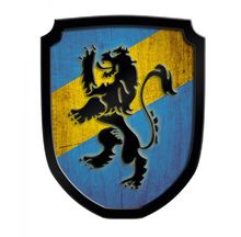 Escudo de caballero azul B-33545-B Bass & Bass 1