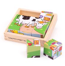 Rompecabezas de cubo Animales BJ536 Bigjigs Toys 1