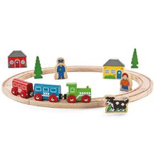 Mi primer juego de trenes BJT010 Bigjigs Toys 1