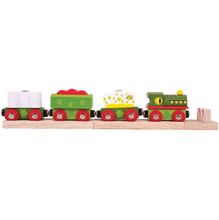 Locomotora y vagones Dinosaurio BJT465 Bigjigs Toys 1