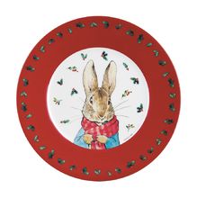 Plato Peter Rabbit Navidad rojo 20 cm PJ-BP924N Petit Jour 1