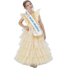 Vestido dorado de Miss Francia 116 cm CHAKS-C4722116 Chaks 1