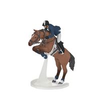 Figura de caballo y jinete de salto PA-51562 Papo 1