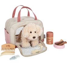 Perro con bolsa y set de cuidados rosa LE12838 Small Foot company 1
