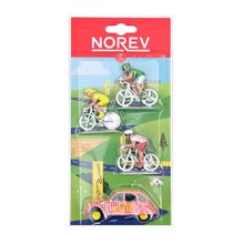 Citroën 2CV y 3 ciclistas en miniatura NO-318993 Norev 1