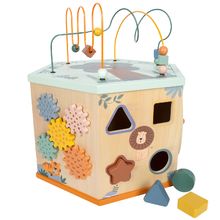 Cubo de motricidad XL de 7 lados Safari LE12851 Small Foot company 1