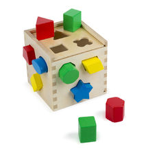 Cubo de clasificación de formas MD10575 Melissa & Doug 1