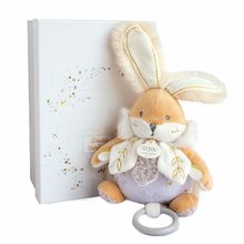 Caja de música de madera Conejo blanco DC3491 Doudou et Compagnie 1