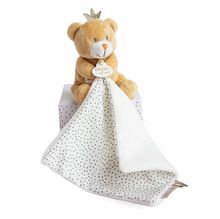 Oso de peluche Pantin Little King DC3515 Doudou et Compagnie 1