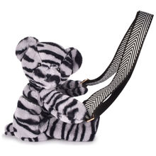 Bolso bandolera con forma de oso gris DC4565 Doudou et Compagnie 1