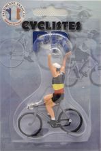 Figurita ciclista D Ganador del maillot de campeón de Bélgica FR-DV2 Fonderie Roger 1