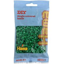 Bolsa de 1000 cuentas de plástico Midi Verde HAMA-207-10 Hama 1