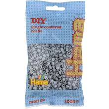 Bolsa de 1000 cuentas de plástico Midi gris HAMA-207-17 Hama 1