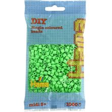 Bolsa de 1000 cuentas de plástico Midi verde pastel HAMA-207-47 Hama 1