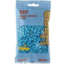 Bolsa de 1000 cuentas de plástico Midi azur HAMA-207-49 Hama 1