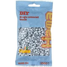 Bolsa de 1000 cuentas de plástico Midi gris claro HAMA-207-70 Hama 1