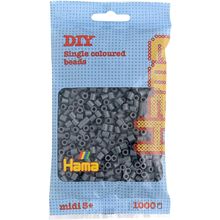 Bolsa de 1000 cuentas de plástico Midi gris oscuro HAMA-207-71 Hama 1