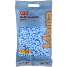 Bolsa de 1000 cuentas de plástico Midi azul hielo HAMA-207-97 Hama 1