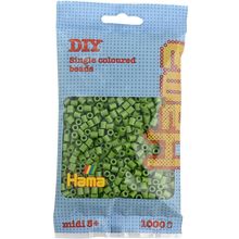 Bolsa de 1000 cuentas de plástico Midi Verde oliva 207-84 Hama 1