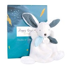 Happy Pop Mini doudou conejo azul 17 cm DC3883 Doudou et Compagnie 1