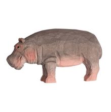 Figura Hipopótamo en madera WU-40457 Wudimals 1