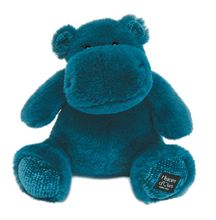 Hip Chic peluche hipopótamo azul 25 cm HO3107 Histoire d'Ours 1
