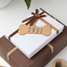 Adorno hueso de madera personalizable VI-HU10 Vintiun 1