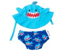 Maillot y gorra Shark (6-12M) ZOO-122-010-014 Zoocchini 1